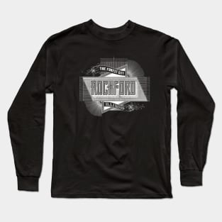 Vintage Rockford, IL Long Sleeve T-Shirt